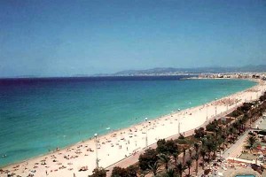 A view of the beaches of Palma